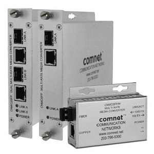CNMC[2]SFP[POE][/M] Series - ComNet | Electrical to Optical Converters